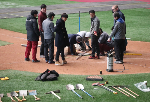 WBC 열릴 고척돔 그라운드, MLB급 탈바꿈