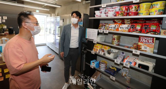 박용진, 코워킹·코리빙 공간 장안생활 방문