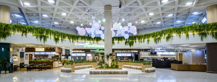 아워홈 푸디움 제주공항점, 푸드코트 유일 최우수 업체 선정