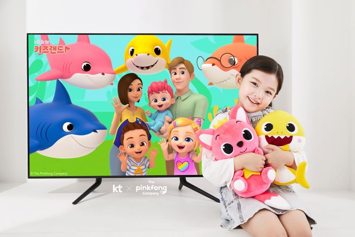 KT 올레tv, 더핑크퐁컴퍼니 애니메이션 베베핀 단독 런칭