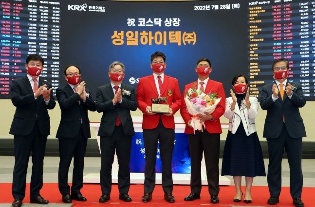 [특징주] 성일하이텍, 상장 첫 날 따상 실패