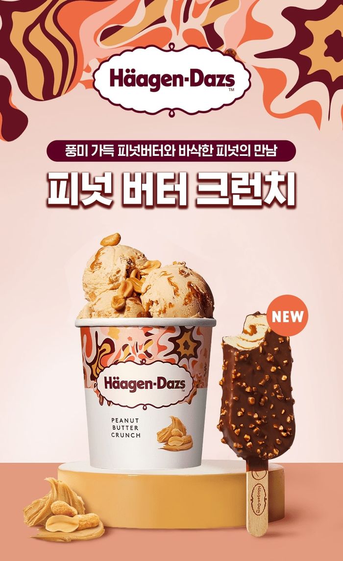 하겐다즈, 피넛 버터 크런치 아이스크림 재출시