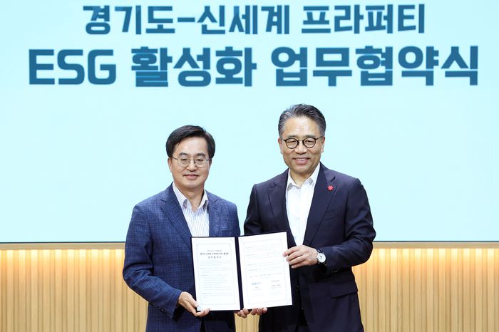 김동연, 신세계 프라퍼티와 도내 6개 스타필드서 ‘ESG 협업사업’추진
