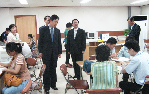 정병춘 광주청장 목포세무서 신고현장 순시