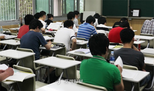 [포토]CPA 2차시험 현장-도시락 부대 총출동