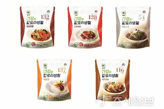 사조대림, 저칼로리 식품 곤약면 시리즈 5종 출시