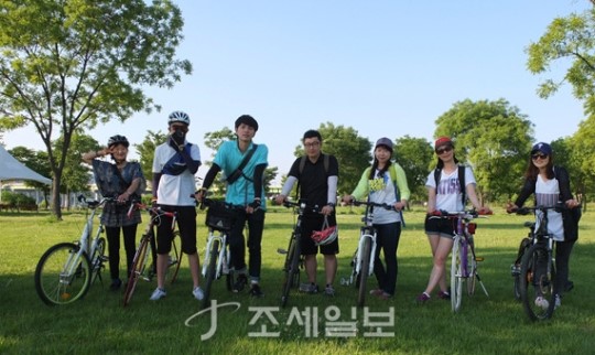 삼천리자전거, 한강 자전거 도로 라이딩 행사 진행