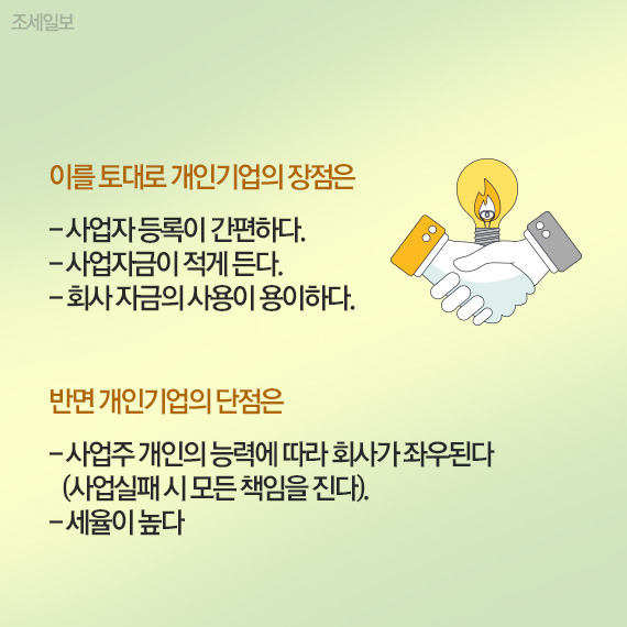 [여성세무사들과 함께하는 세금가이드] [카드뉴스]창업, 개인 or 법인…유리한 방향은?