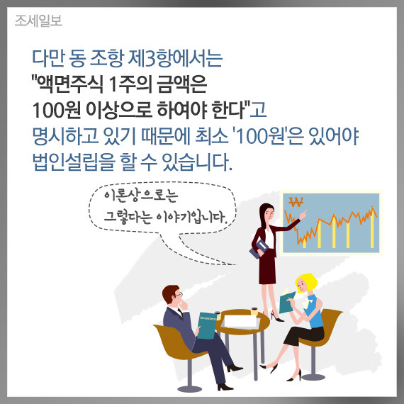 [여성세무사들과 함께하는 세금가이드] [카드뉴스]법인설립, 100원이면 가능하다구요?