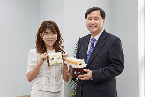  빙그레, 고급 디저트 몽슈슈 도지마 아이스롤 출시