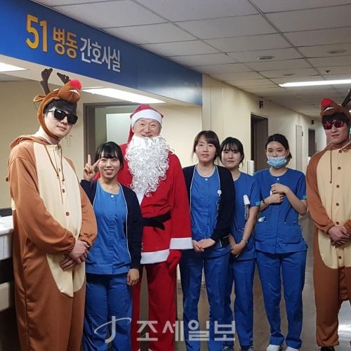  대동병원, 입원 환아에 크리스마스 선물 전달