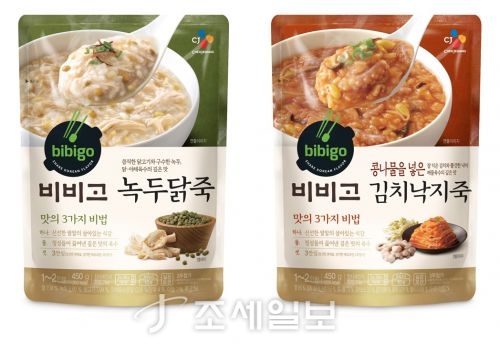  CJ제일제당,       비비고 죽 파우치형  신제품 2종 출시…