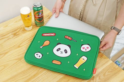 비어케이 칭따오, 팬더 캐릭터 따오 노트북 파우치 출시