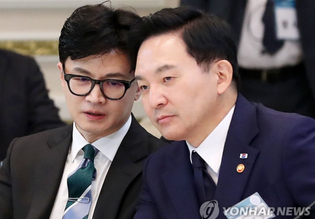 한동훈, 원희룡 측의 홍보 문자 선관위에 신고...