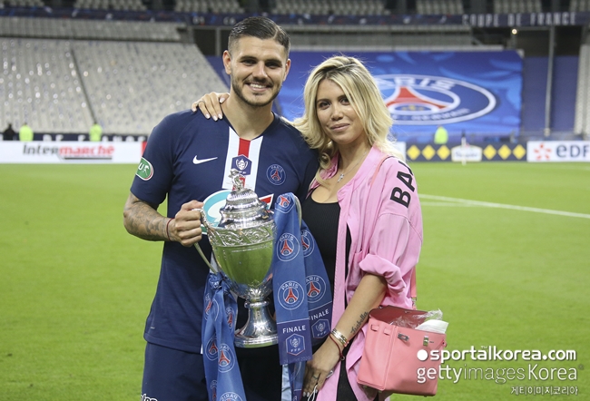 이카르디, 뉴캐슬 관심 거절...아내 완다 때문에 PSG 잔류 결정