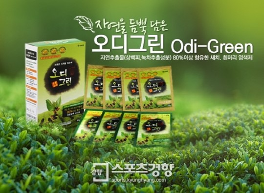 자연 그대로의 염색제 ‘오디그린’ 후불제 판매 화제
