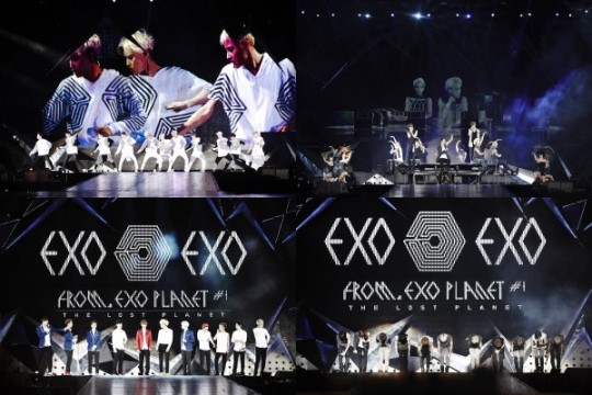 엑소, 중국 우한 첫 단독 콘서트 1만 관객 흥분시켜...