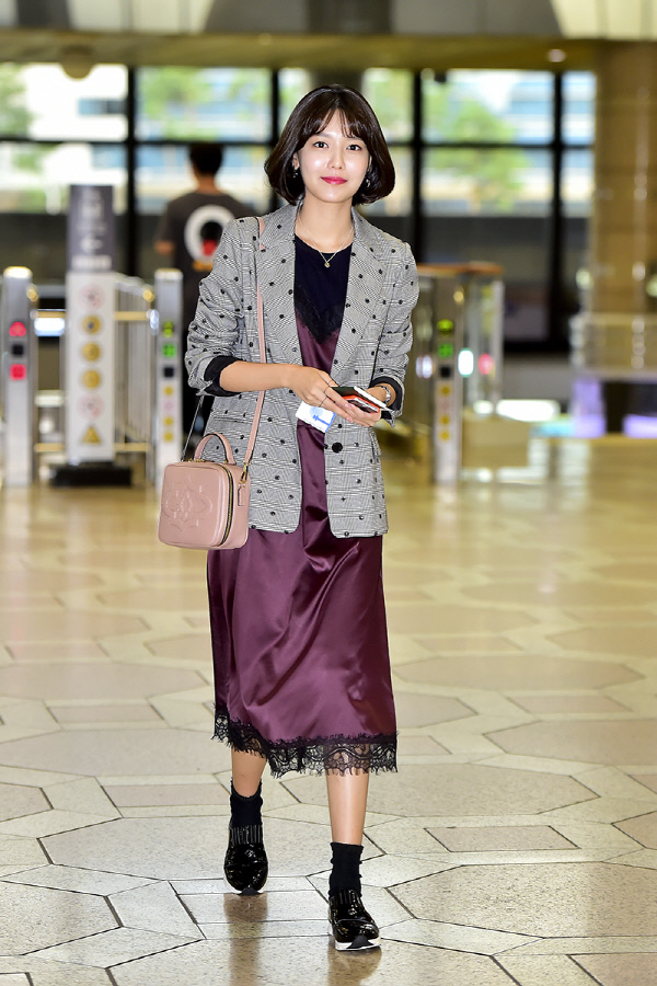 소녀시대 수영, 가을을 부르는 공항 패션