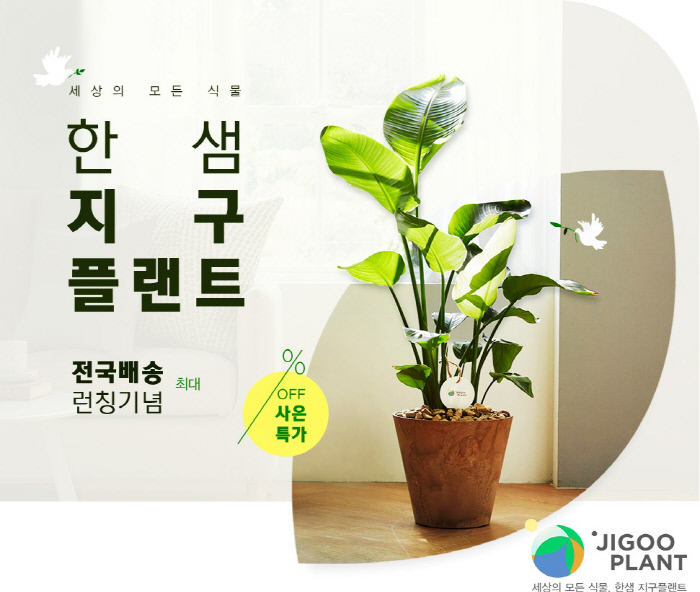 한샘, 지구플랜트 다양한 반려식물들 선보여 눈길
