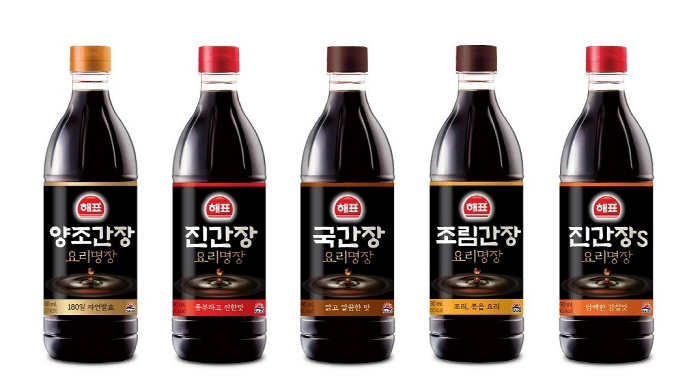 ‘옹가네’ 묻고 ‘해표’ 5종으로 가…사조대림, 간장제품 리뉴얼