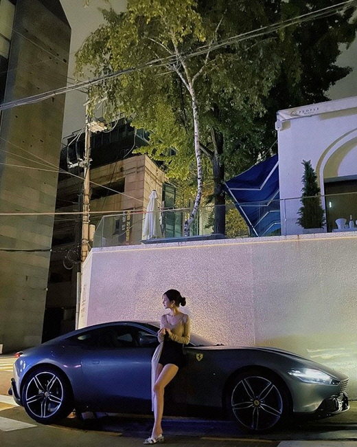 야옹이 작가, 3억대 슈퍼카 페라리 자랑