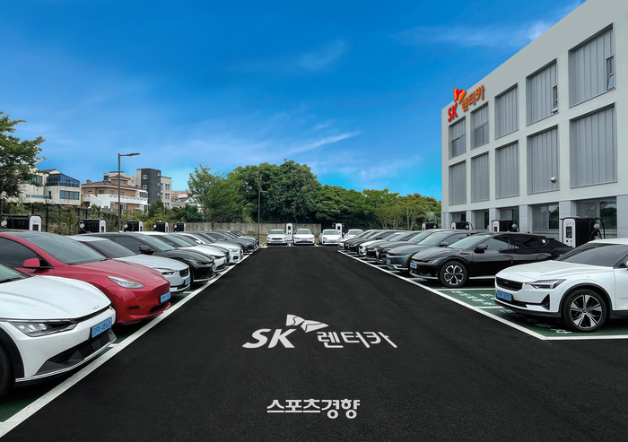SK렌터카 ‘친환경 질주’···제주 EV시장 새판 짠다