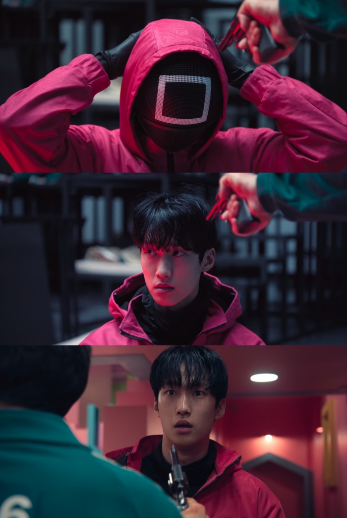‘오징어게임2’ 이상준, 네모 관리가면 떴다