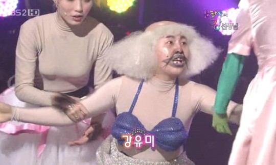 분장실의 강선생님개그우먼들 엽기 분장 폭소