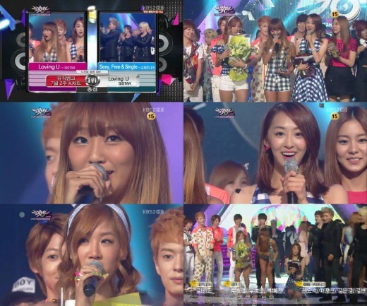 ‘뮤직뱅크’ 1위 씨스타, 큰절 퍼포먼스…슈퍼주니어 응원 ‘훈훈’