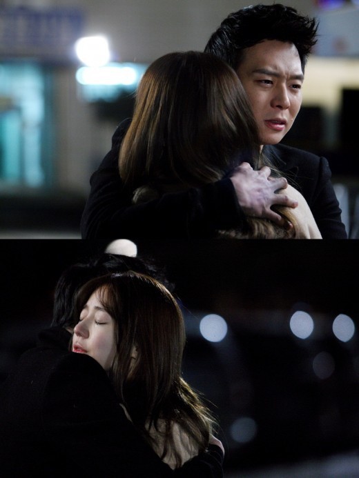 보고싶다 박유천-윤은혜, 눈물의 허그 스틸컷 공개