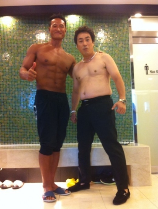 김한석, 과감한 상체 노출…아놀드홍 식 다이어트 돌입