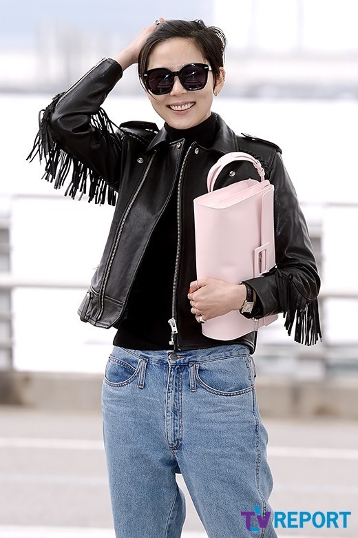 [T포토] 김나영 자나깨나 헤어스타일 걱정~