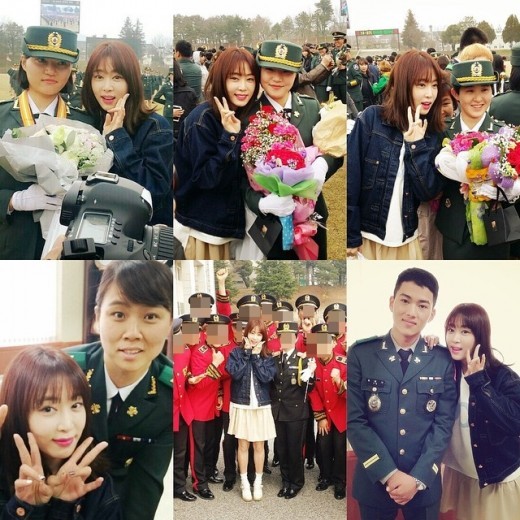 진짜 사나이는 영원히…강예원, 변함없는 전우애