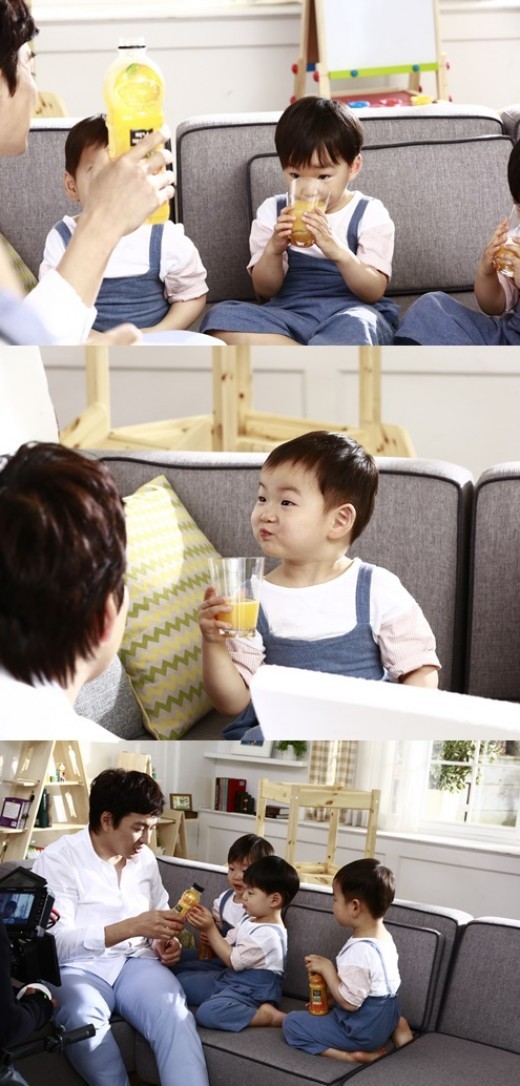 의젓-애교-장난…삼둥이, 3人3色 주스 먹방