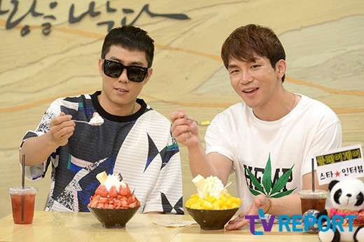 [T포토] 은지원-플레이제이 시원한 빙수 드세요
