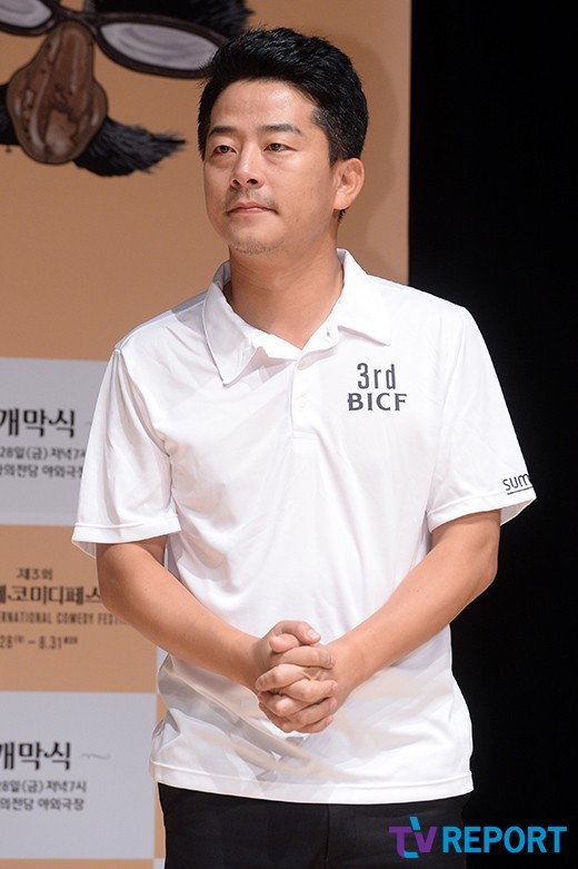 [T포토] 김준호 무거운 집행위원장의 어깨(BICF)
