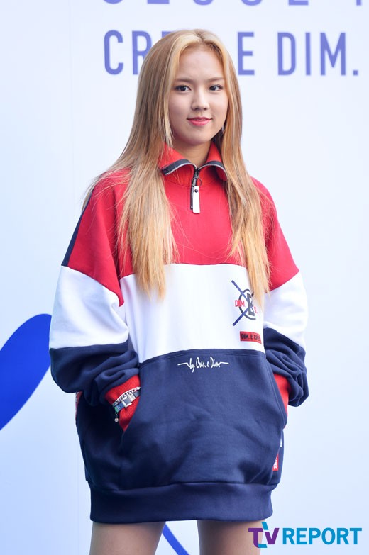 [T포토] 제이니 눈부신 금발