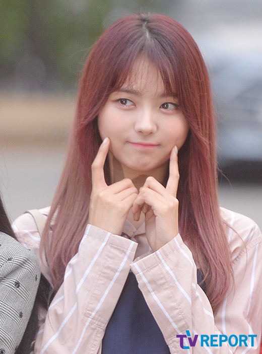 [T포토] 임나영 깜찍 애교~