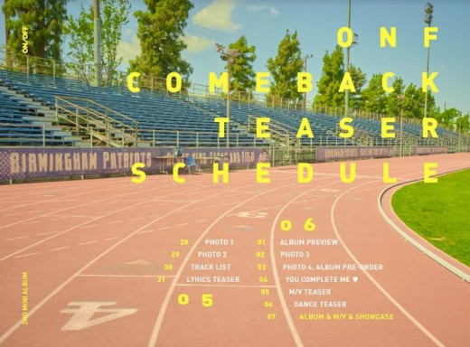 6월7일이야, 기다려…온앤오프, 컴백 스케줄 공개