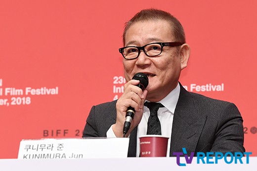 [T포토] 쿠니무라 준 한국의 영화 사랑 정말 놀라워