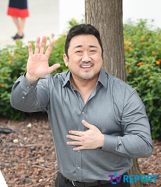 [T포토] 마동석 예의 바른 마블리