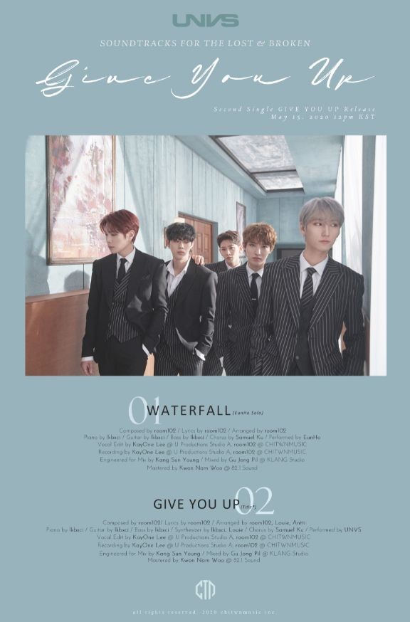 UNVS, 새 타이틀곡은 기브 유 업…5월 15일 컴백