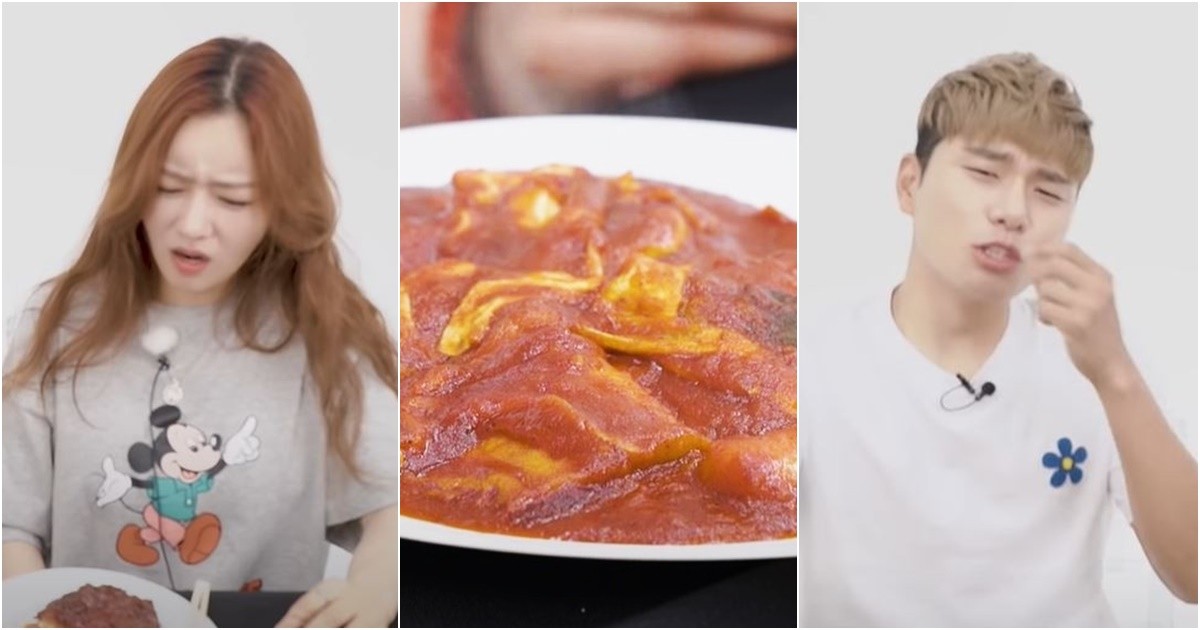송주 불냉면, 디진다 돈까스...윤보미, 이이경 매운맛 챌린지 5단계 도전?