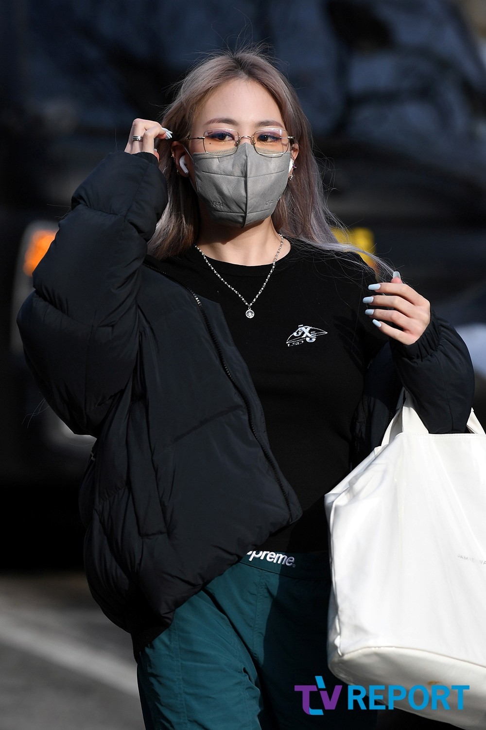[T포토] 제이미 화려한 투톤헤어