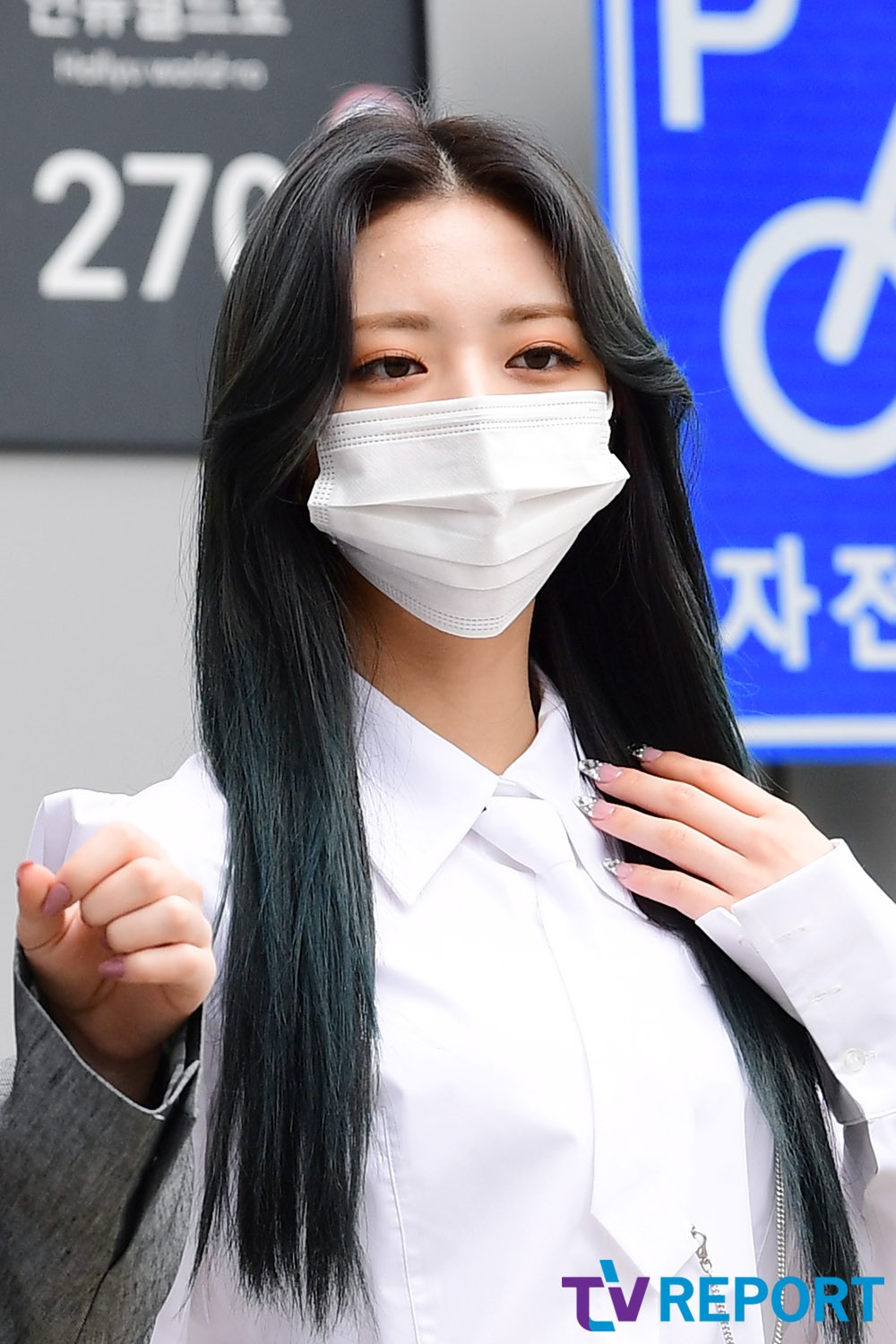 [T포토] 유나 신비로운 헤어 컬러