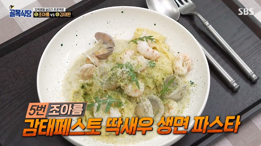 ‘골목식당’ 조아름, 감태 페스토 파스타로 첫 미션 우승... 백종원 “교본 그 자체” 극찬