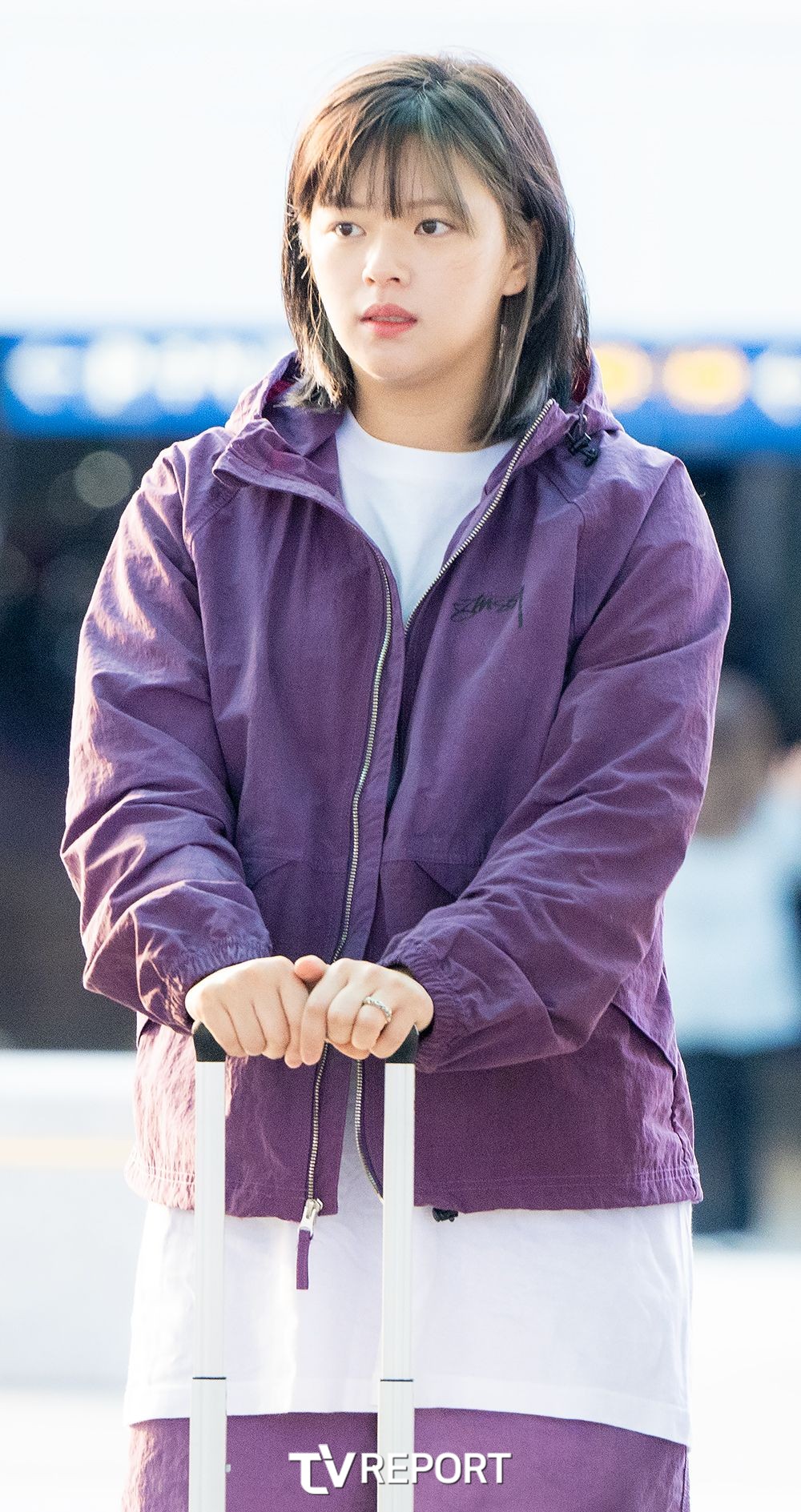 [T포토] 정연 오늘 보라보라해