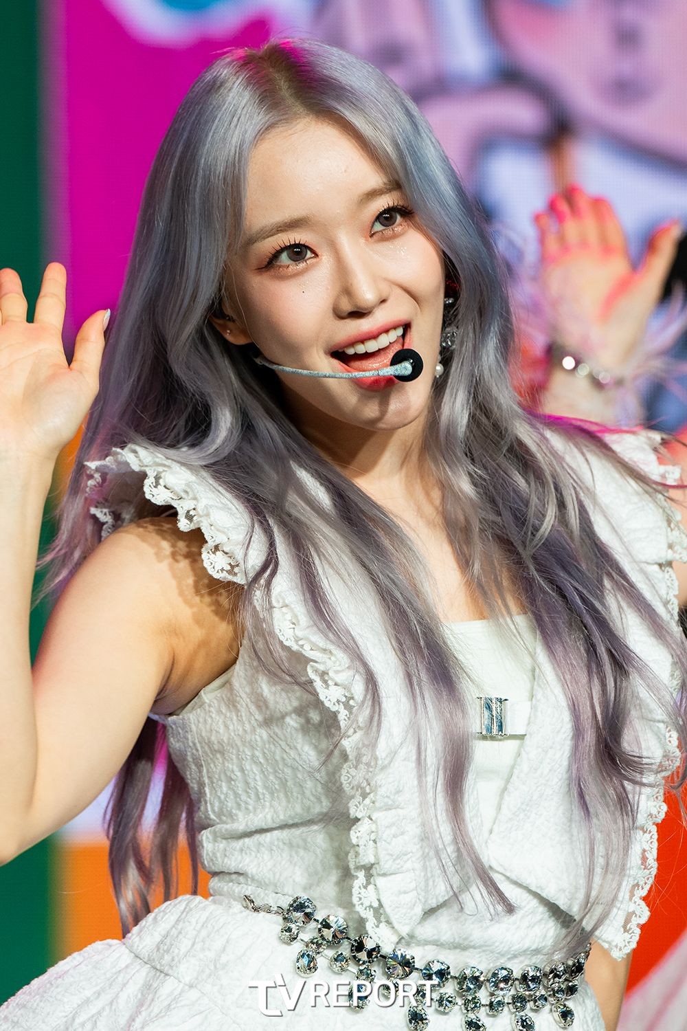 [T포토] 수민 리더의 꽃미소