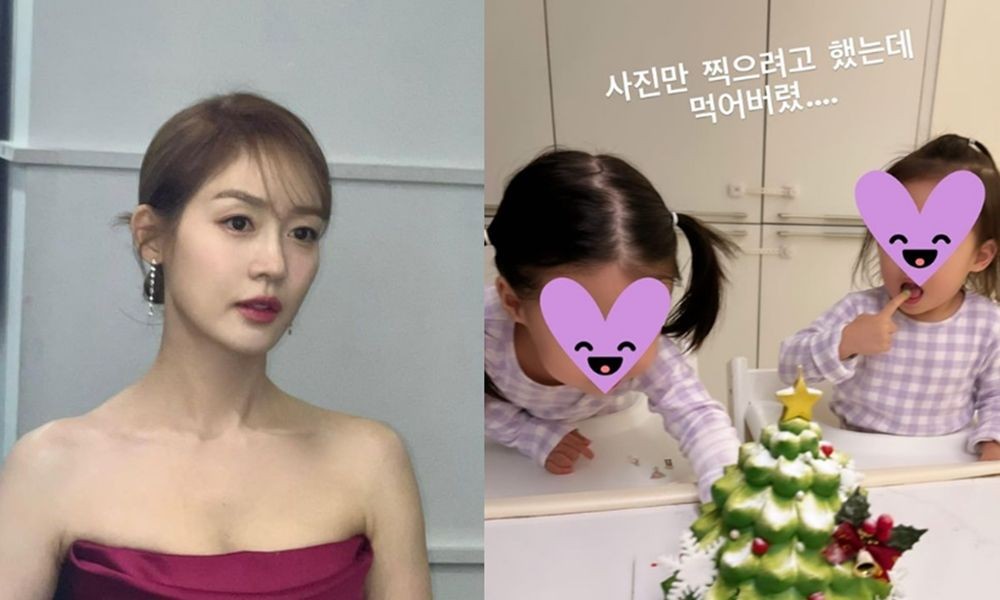성유리, 남편 재판 중에도 파티 즐겨...쌍둥이와 함께한 크리스마스