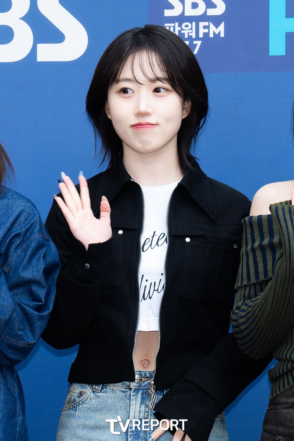 [T포토] 해원 입꾹꾹 귀요미
